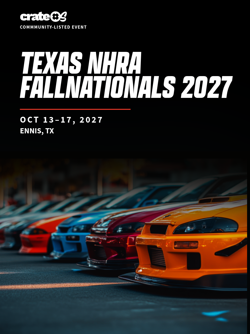 Texas NHRA FallNationals 2027