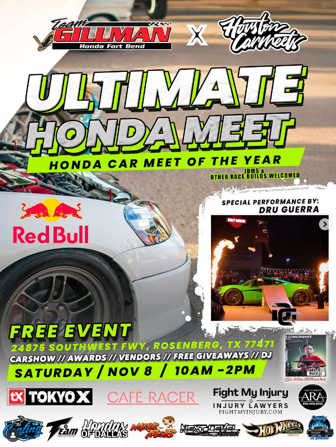 Team Gillman x Houston CarMeets Ultimate Honda Meet