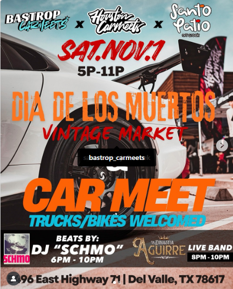 Houston CarMeets - Dia De Los Muertos