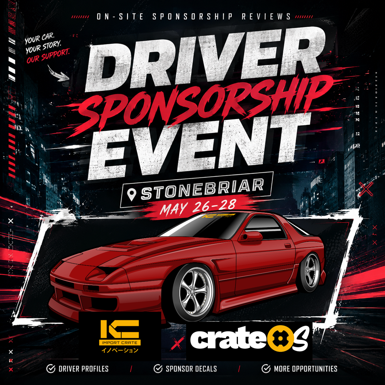 Driver Sponsorship Event – Stonebriar Summer 2026