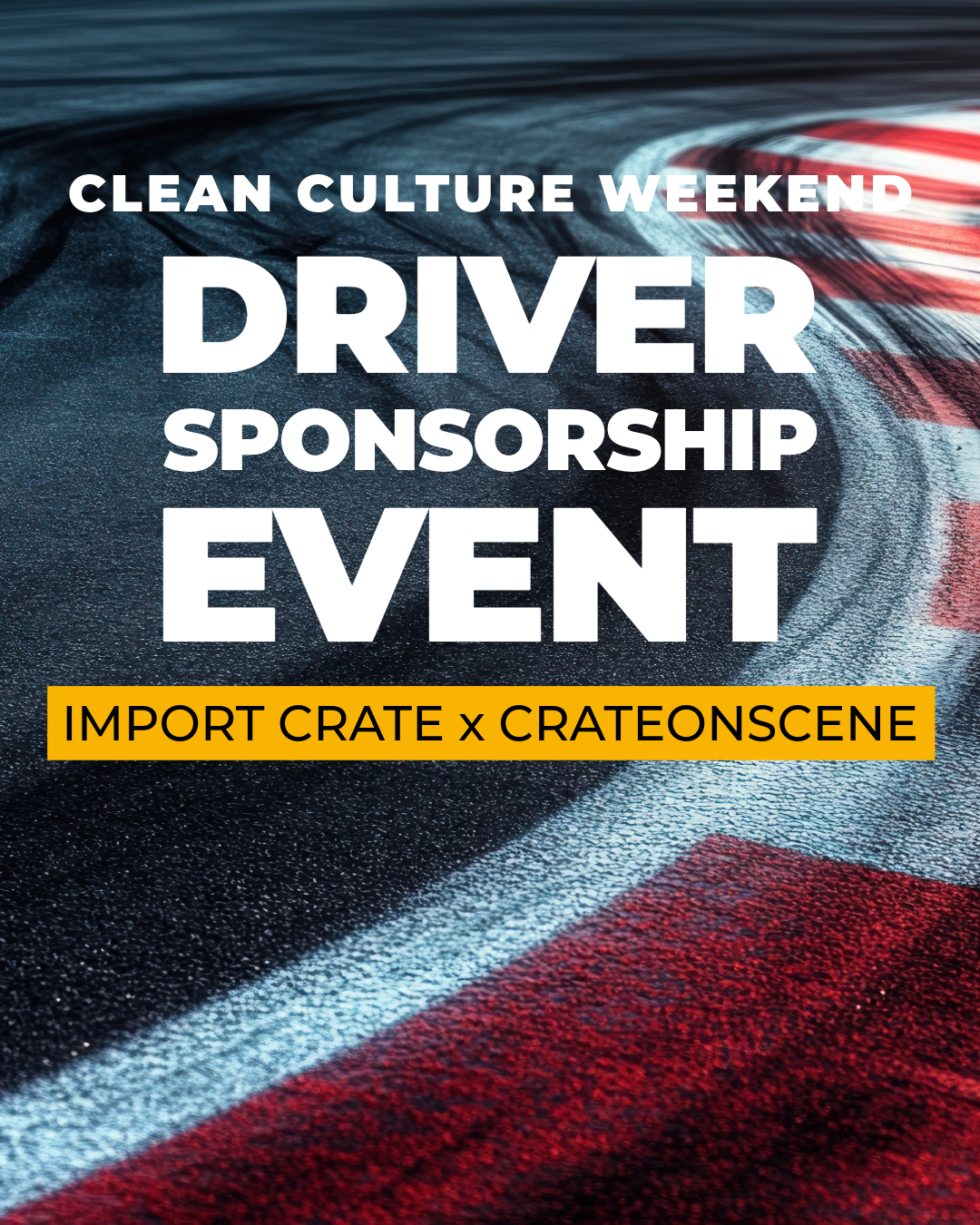 Driver Sponsorship Event - Clean Culture Houston 2026