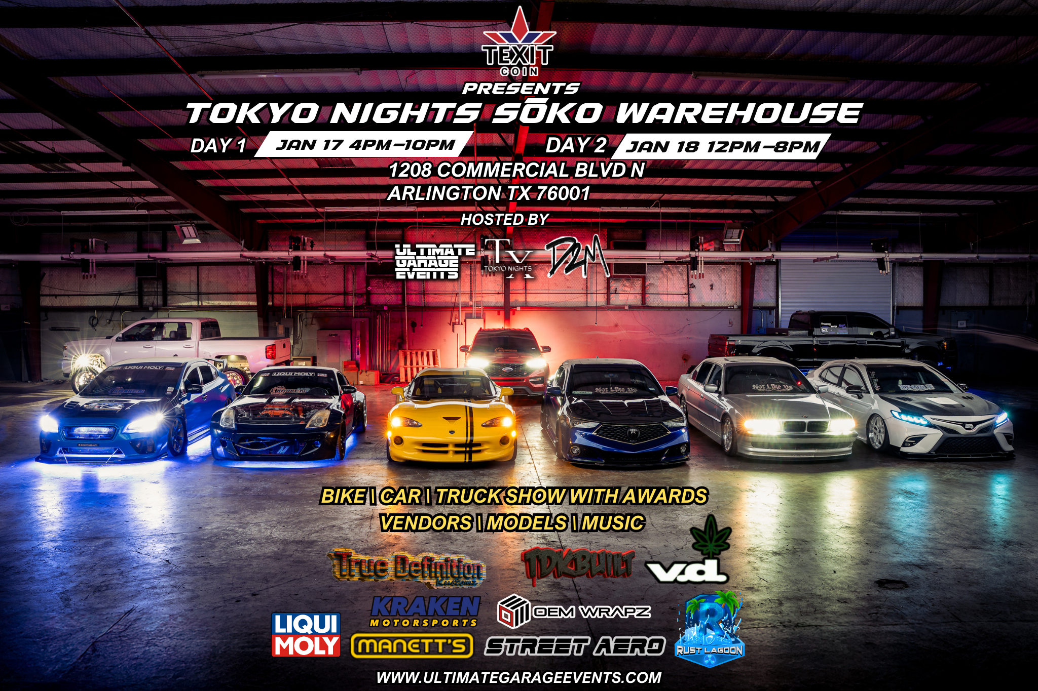 Tokyo Nights Soko - Warehouse Car-Bike-Truck Show