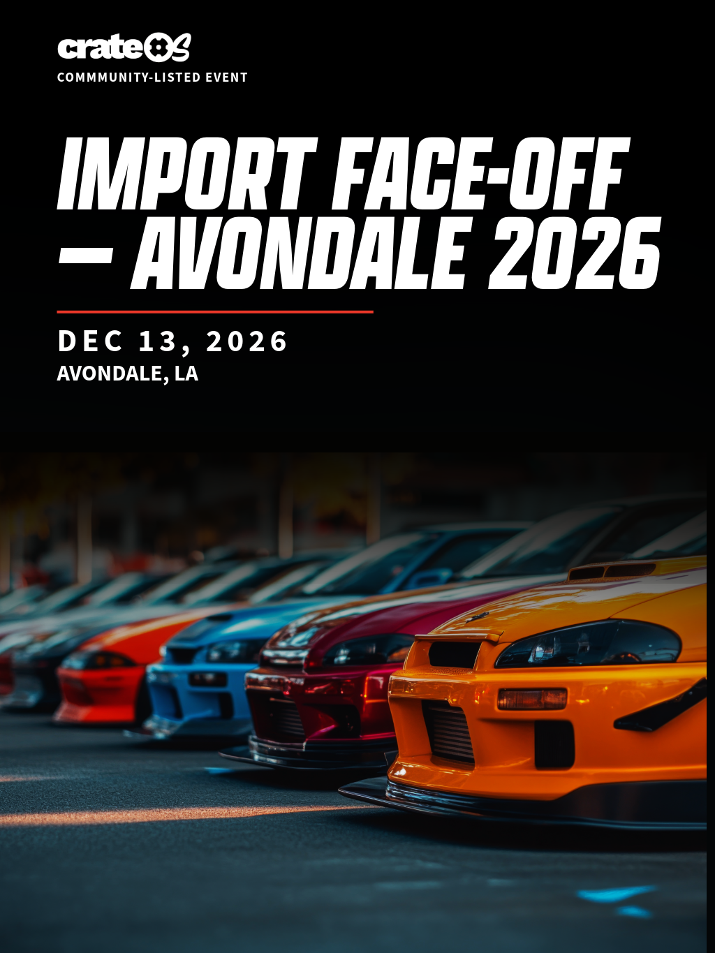 Import Face-Off — Avondale 2026