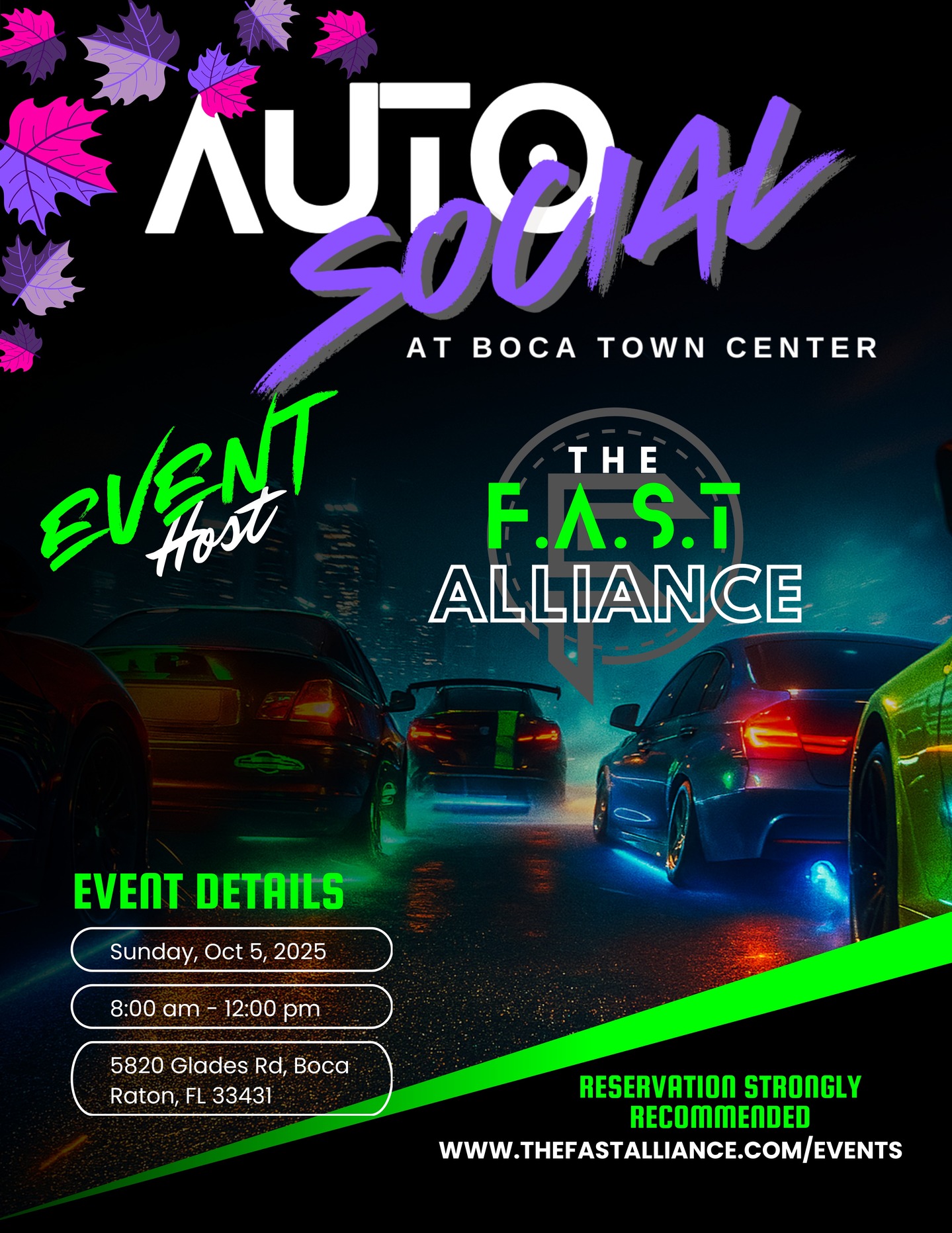 Auto Social Showcase at Town Center Boca Raton