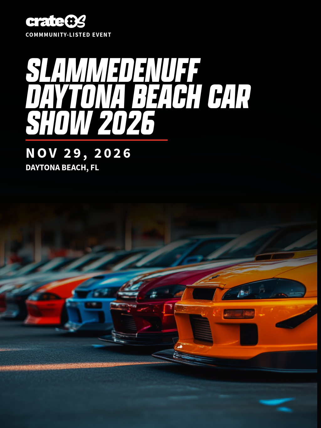 Slammedenuff Daytona Beach Car Show 2026