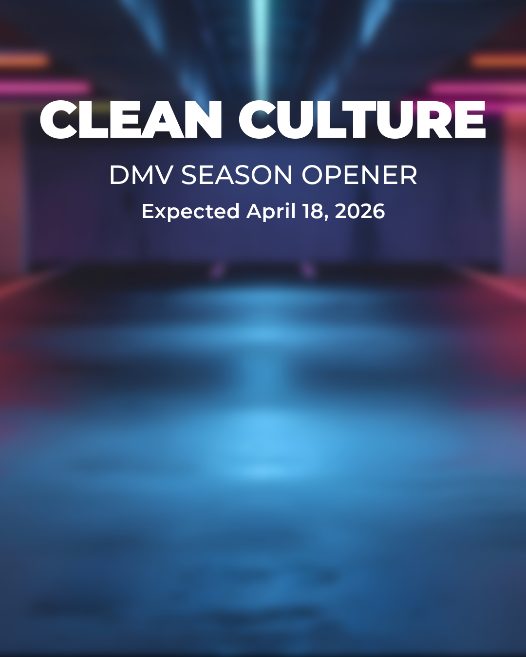 Clean Culture: DMW Season Opener
