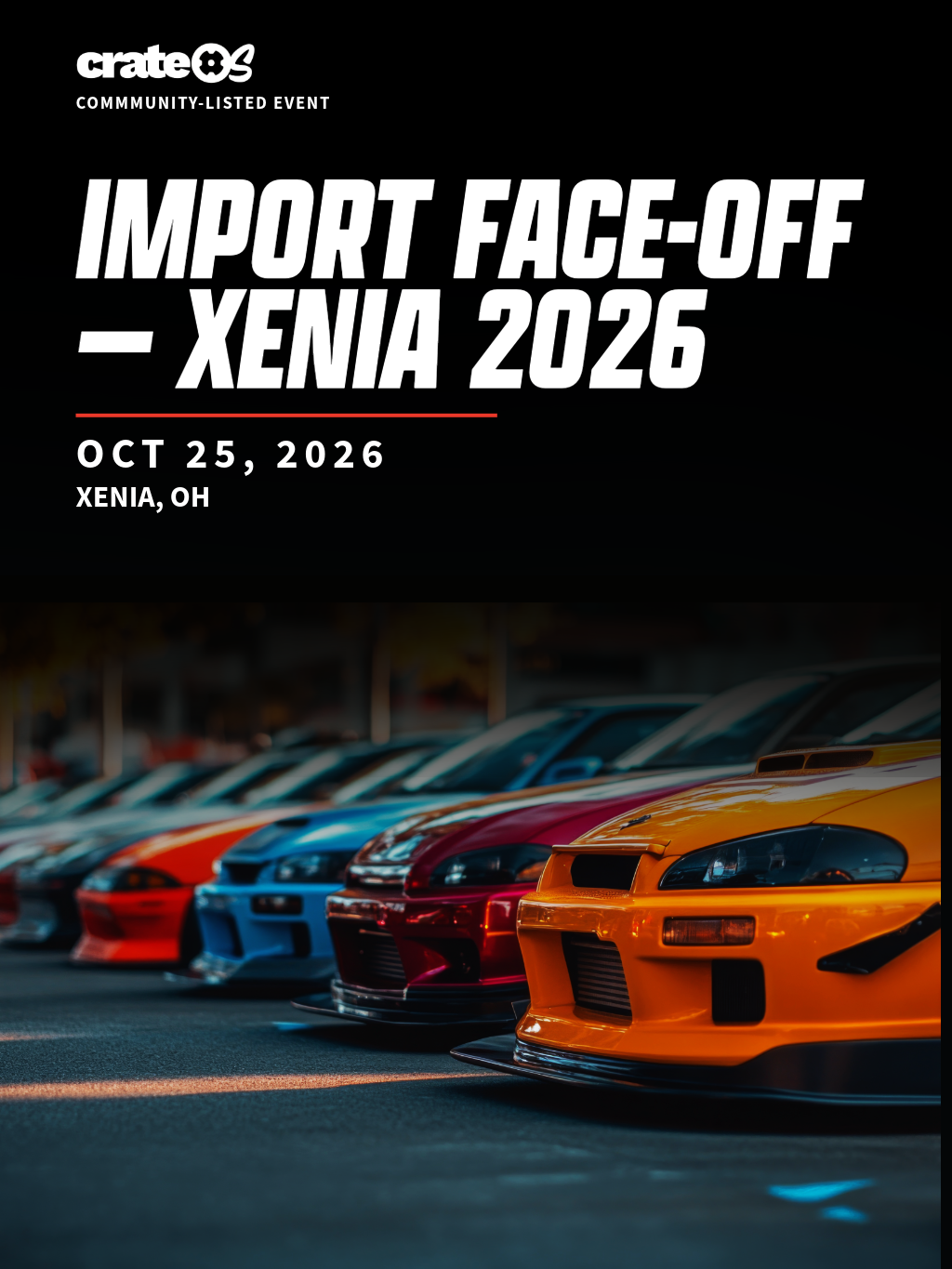 Import Face-Off — Xenia 2026