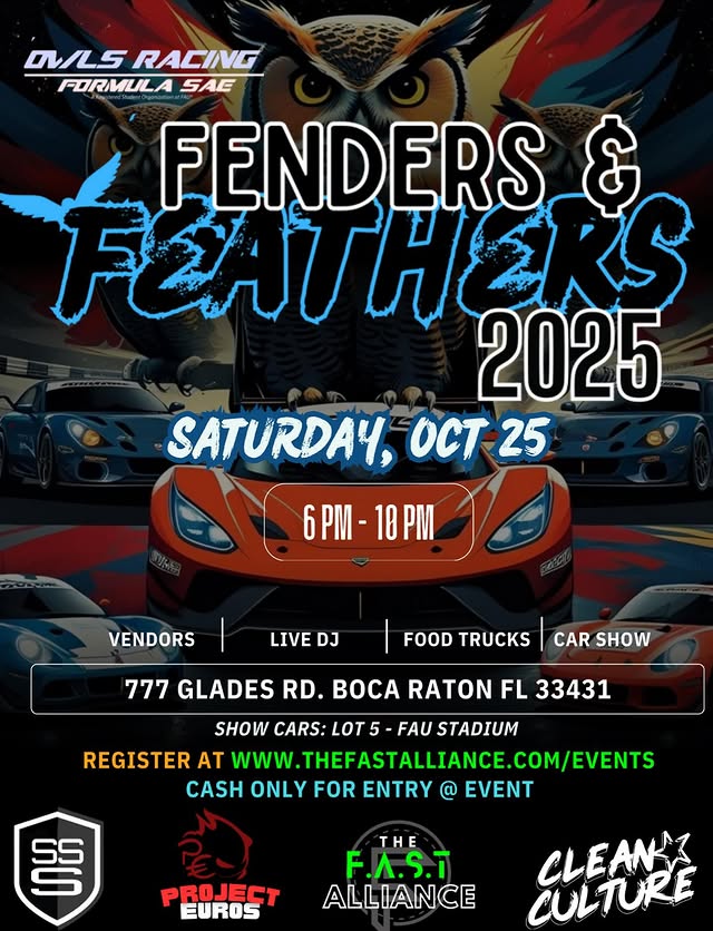 Fenders and Feathers Showcase