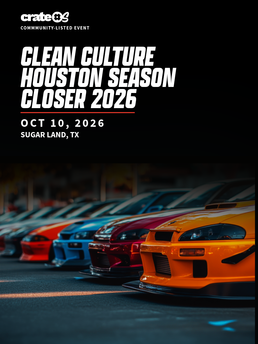 Clean Culture Houston Season Closer 2026